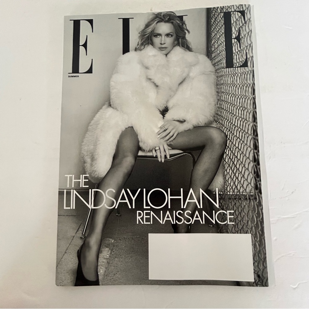 ELLE summer 2025 Issue NWT FEATURING Lindsey Lohan